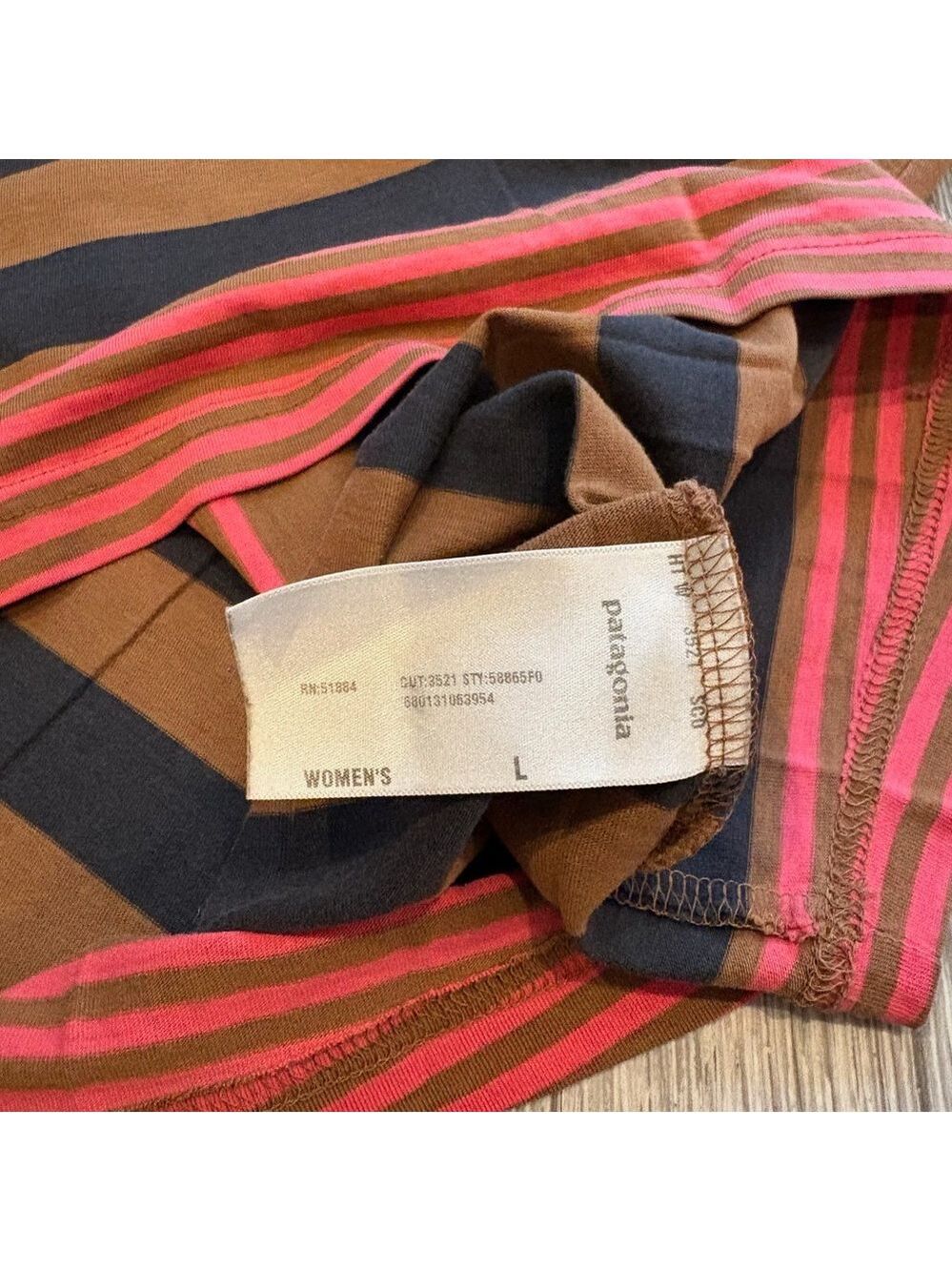 Patagonia Multicolor Striped Mini Dress Size L - Picture 4 of 6